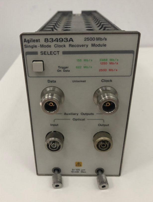 Agilent 83494A 10 Gb/s 單模時(shí)鐘恢復(fù)插入式模塊